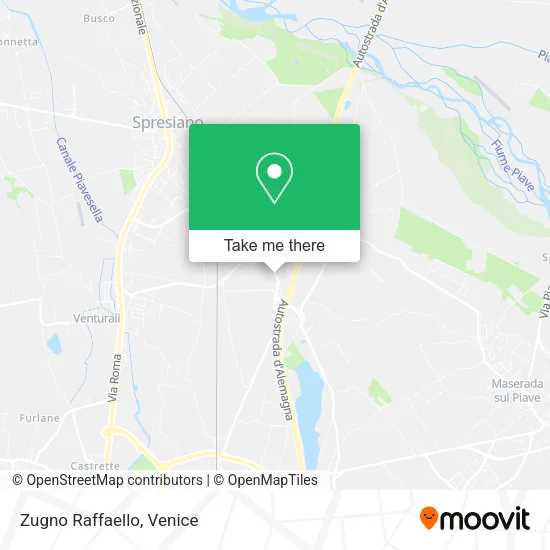 Zugno Raffaello map