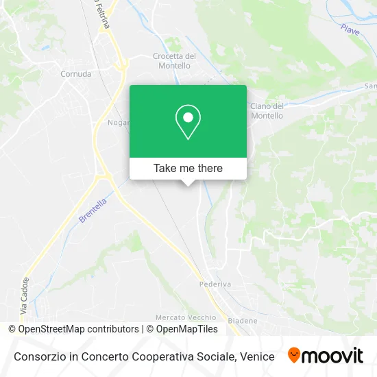 Consorzio in Concerto Cooperativa Sociale map