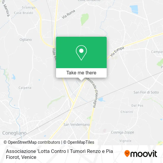 Associazione 'Lotta Contro I Tumorì Renzo e Pia Fiorot map