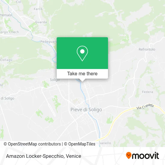 Amazon Locker-Specchio map