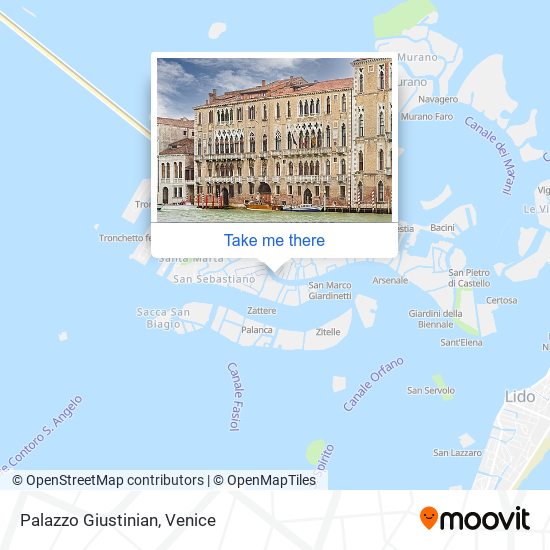 Palazzo Giustinian map