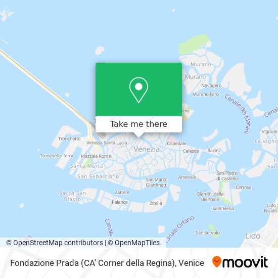 Fondazione Prada (CA' Corner della Regina) map