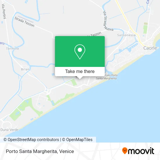 Porto Santa Margherita map