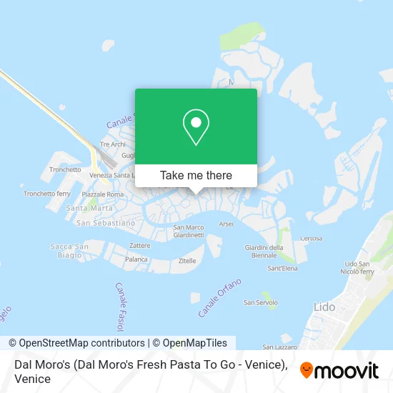 Dal Moro's (Dal Moro's Fresh Pasta To Go - Venice) map