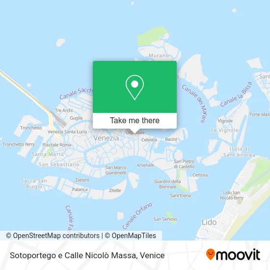 Sotoportego e Calle Nicolò Massa map
