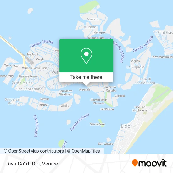 Riva Ca' di Dio map
