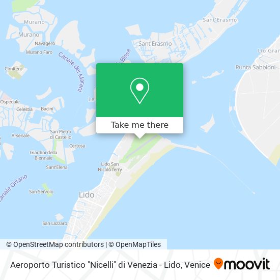 Aeroporto Turistico "Nicelli" di Venezia - Lido map