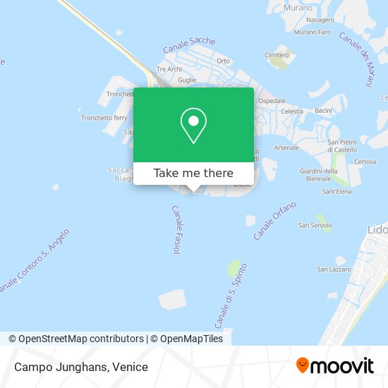 How to get to Campo Junghans in Venezia by Ferry or Bus