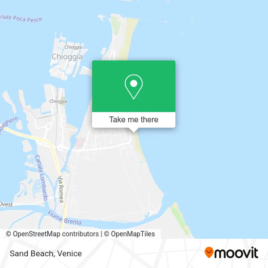 Sand Beach map
