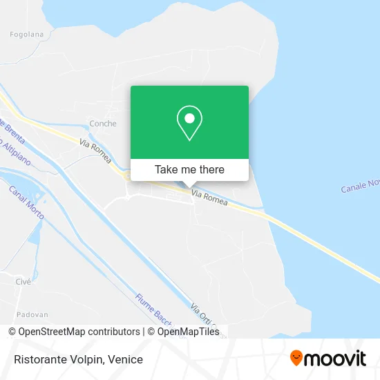 Volpin Restaurant map
