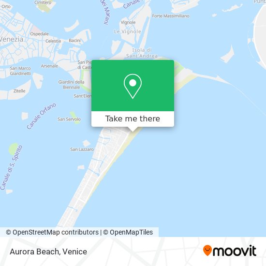 Aurora Beach map