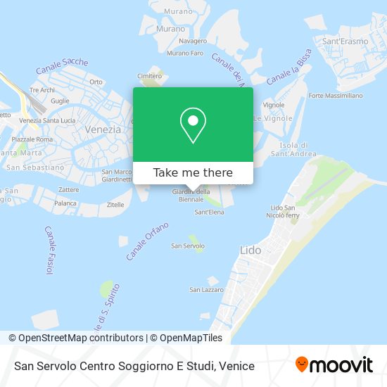 San Servolo Centro Soggiorno E Studi map