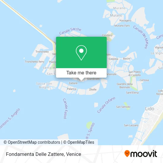 Fondamenta Delle Zattere map