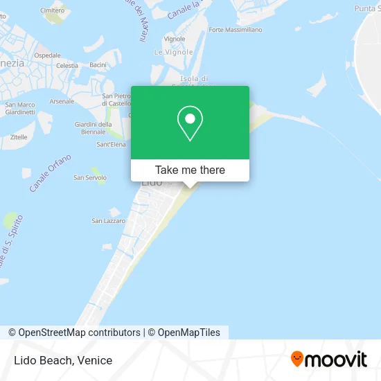 Lido Beach map