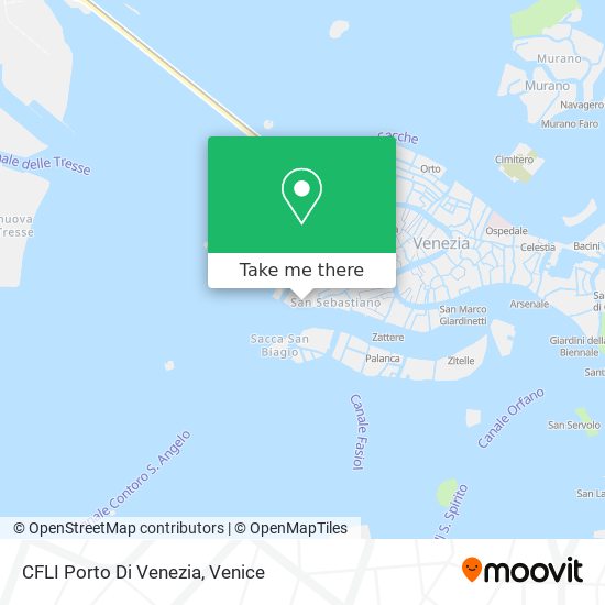 CFLI Porto Di Venezia map