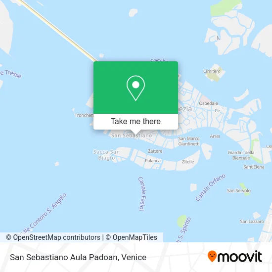 San Sebastiano Aula Padoan map