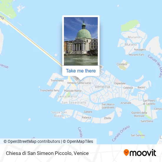 Chiesa di San Simeon Piccolo map