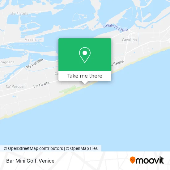 Mini Golf Bar map