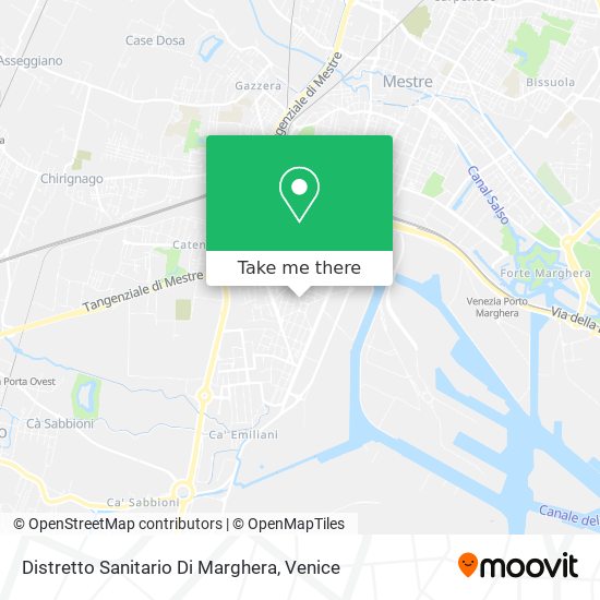 Distretto Sanitario Di Marghera map