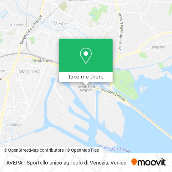 AVEPA - Sportello unico agricolo di Venezia map