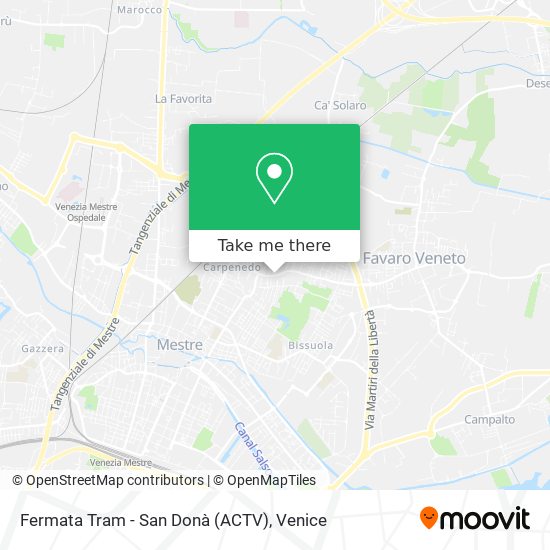 Fermata Tram - San Donà (ACTV) map