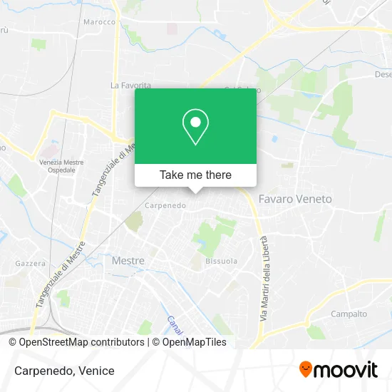 Carpenedo map