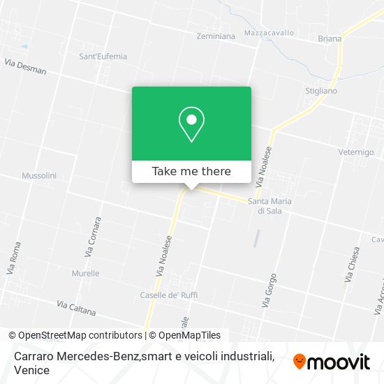 Carraro Mercedes-Benz,smart e veicoli industriali map