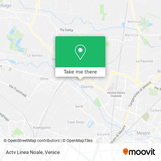 Actv Linea Noale map
