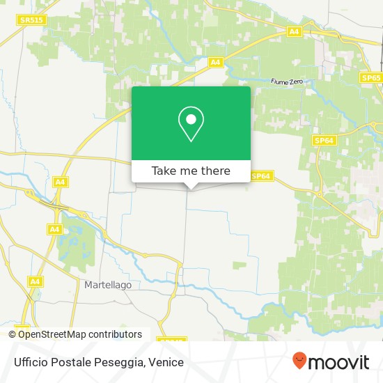 Ufficio Postale Peseggia map