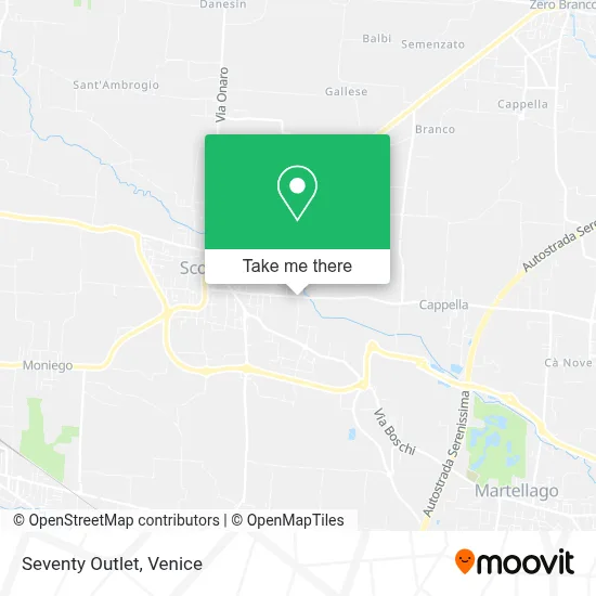 Seventy Outlet map