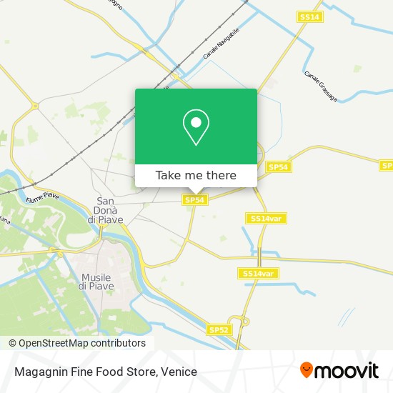 Magagnin Fine Food Store map