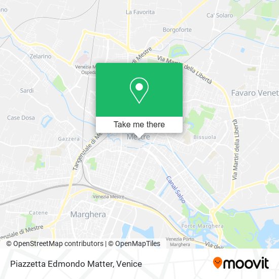 Piazzetta Edmondo Matter map