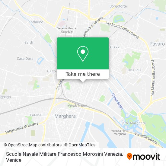 Scuola Navale Militare Francesco Morosini Venezia map