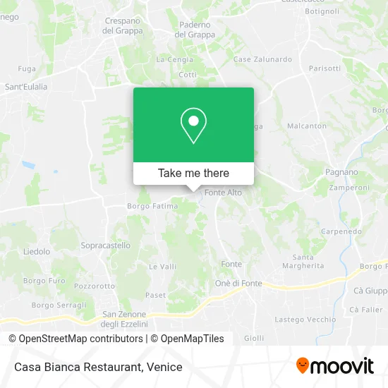 Casa Bianca Restaurant map