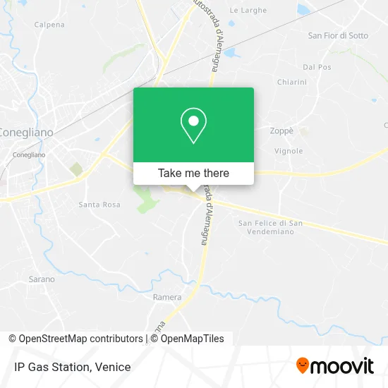 IP Gas Station map