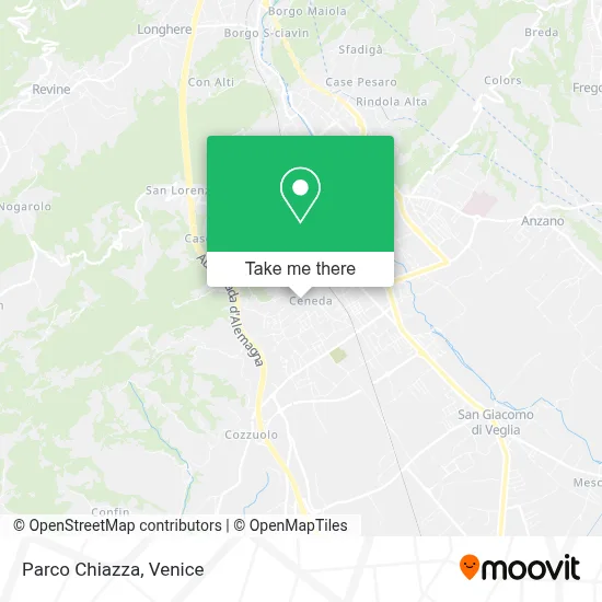 Parco Chiazza map