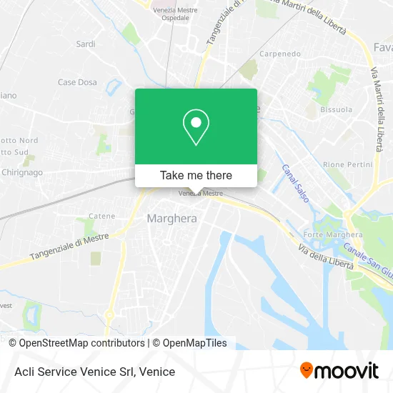 Acli Service Venice Srl map