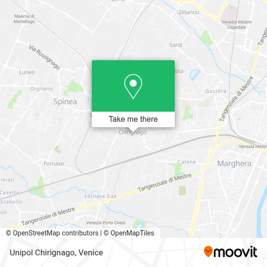Unipol Chirignago map
