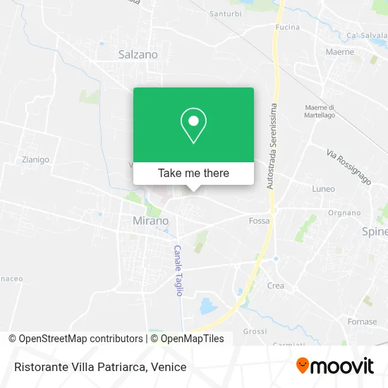 Ristorante Villa Patriarca map