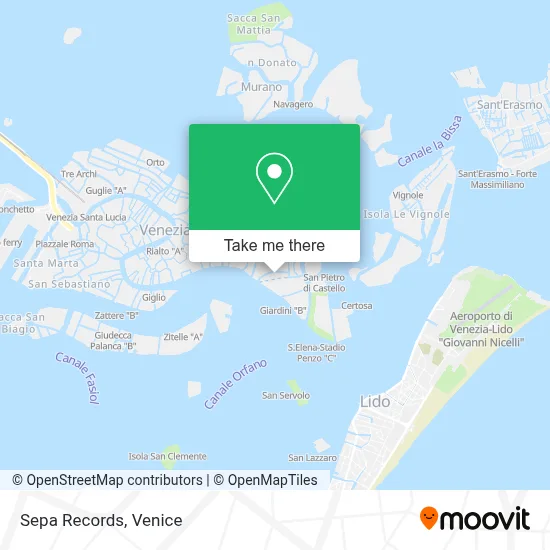 Sepa Records map