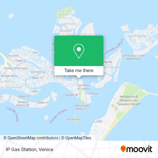IP Gas Station map