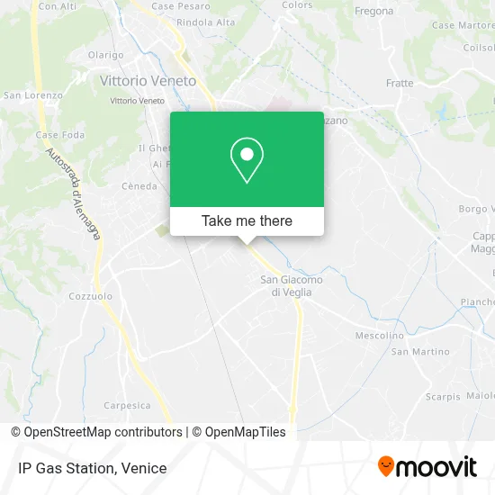 IP Gas Station map