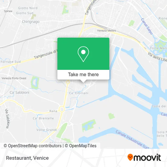 Restaurant map