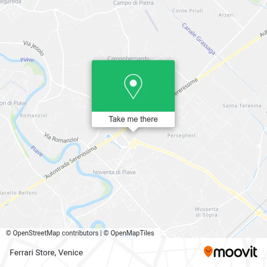 Ferrari Store map