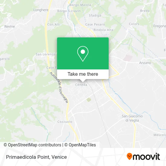 Primaedicola Point map