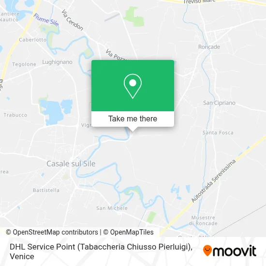 DHL Service Point (Tabaccheria Chiusso Pierluigi) map