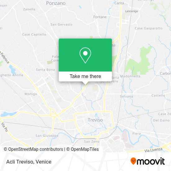 Acli Treviso map