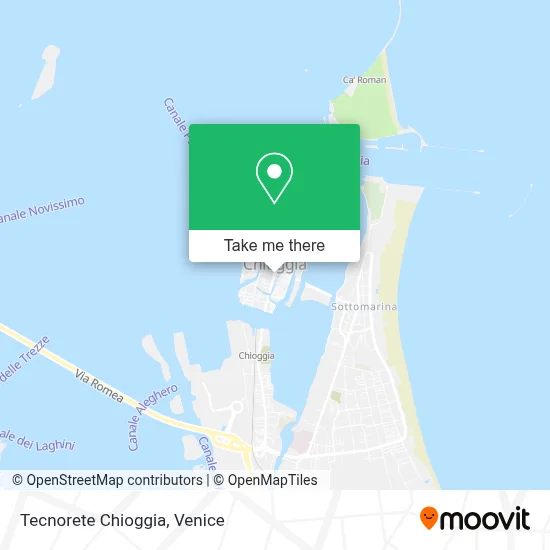 Tecnorete Chioggia map
