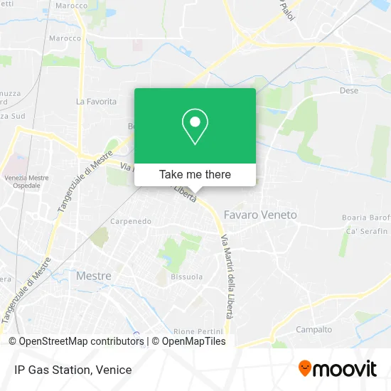 IP Gas Station map