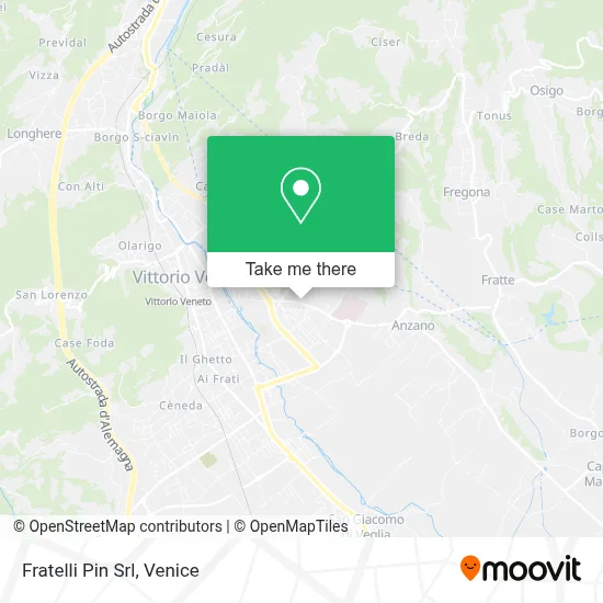 Fratelli Pin Srl map